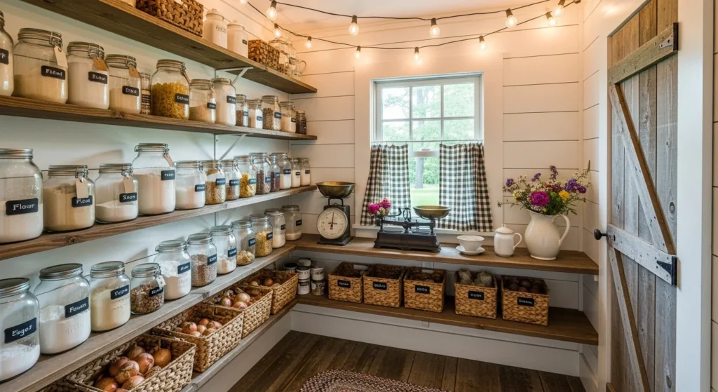 Small Farmhouse Pantry Idea