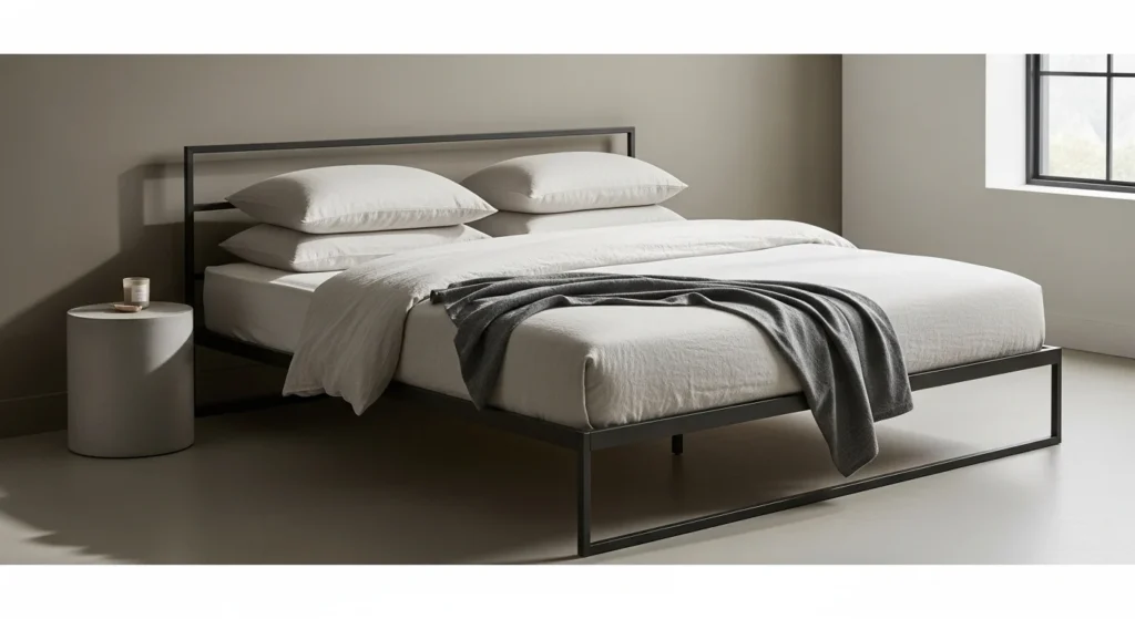 Modern Metal Frame Bed