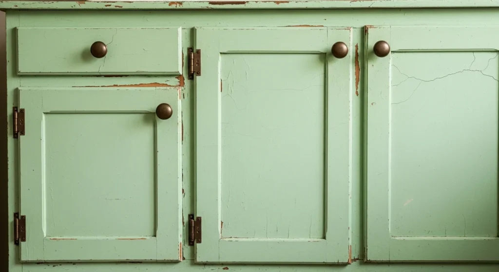 Vintage kitchen wall with decorative plates