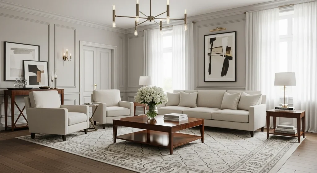 Modern Classic Parlor Design