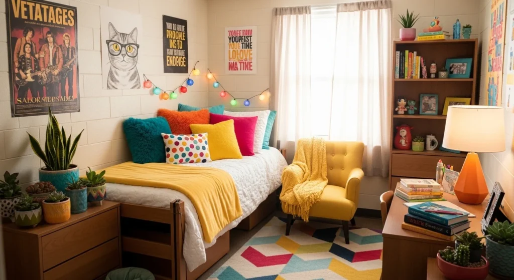 Color-Pop Dorm Room