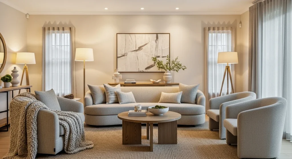 Living room inspiration ideas for 2026 featuring modern cozy and stylish interiors