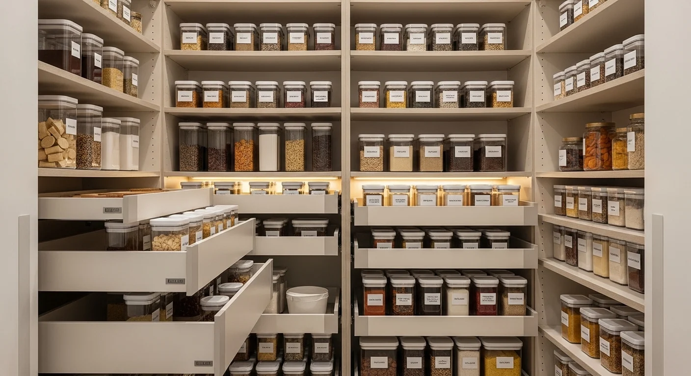 Modern kitchen pantry organization ideas for 2026 with smart storage solutions