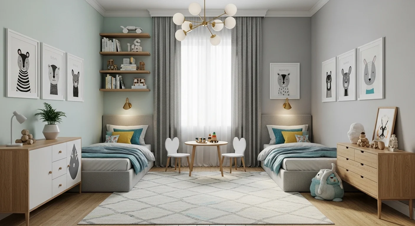 Stylish modern kids bedroom remodel with playful decor and cozy aesthetic design for 2026 homes