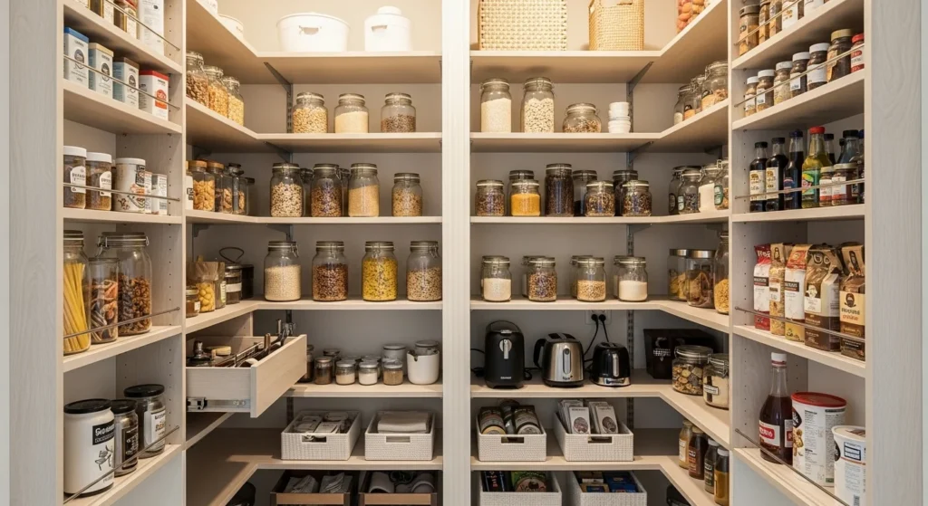 Compact Pantry Closet Storage