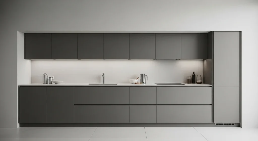 Minimalist Flat Panel Kitchen Cabinets Modern Style