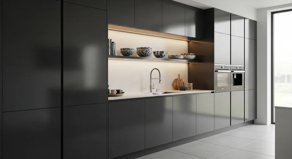 Vertical Storage Kitchen Cabinets Space Saving Ideas