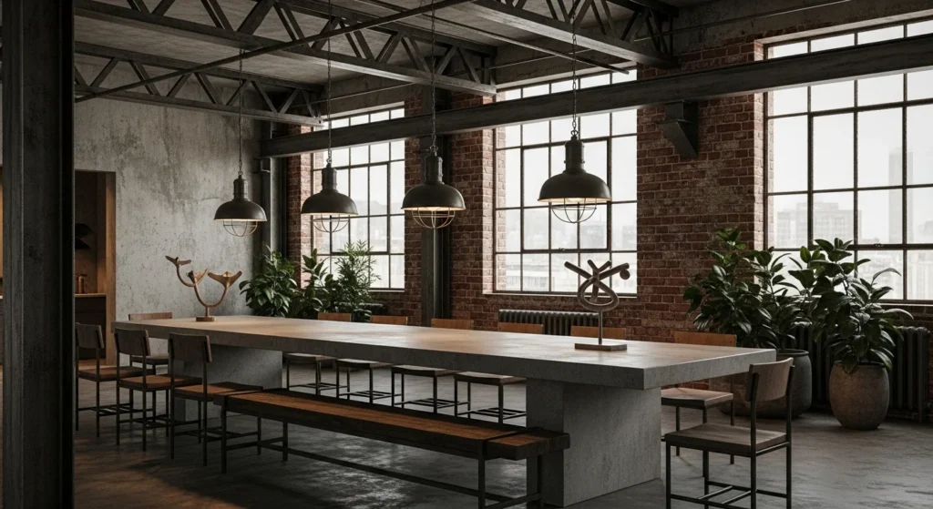 Industrial Dining Room Urban Modern Look