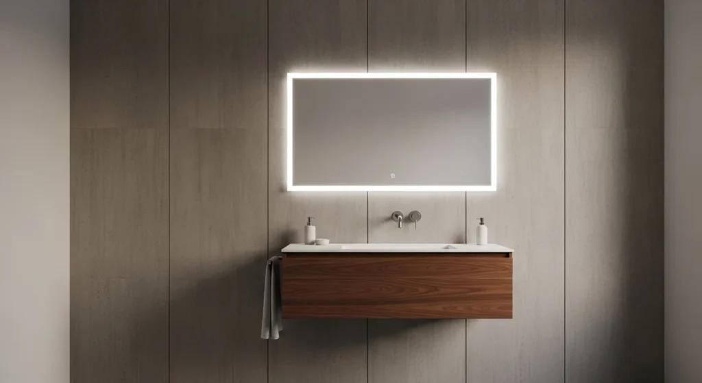 vertical panel bathroom wall modern height design aesthetic