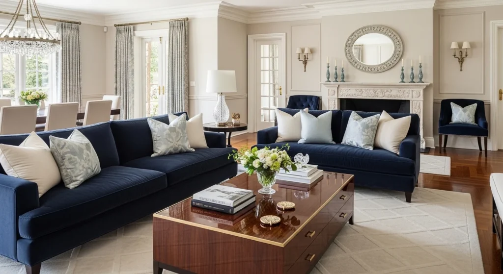 Soft Luxury Family Room Style