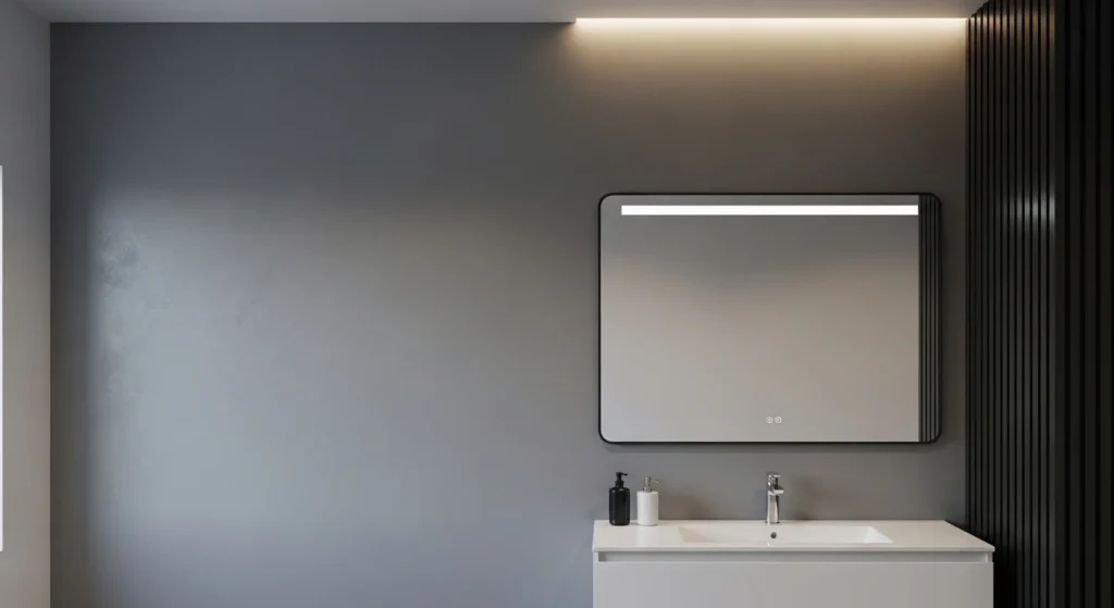 matte bathroom wall smooth modern anti glare finish