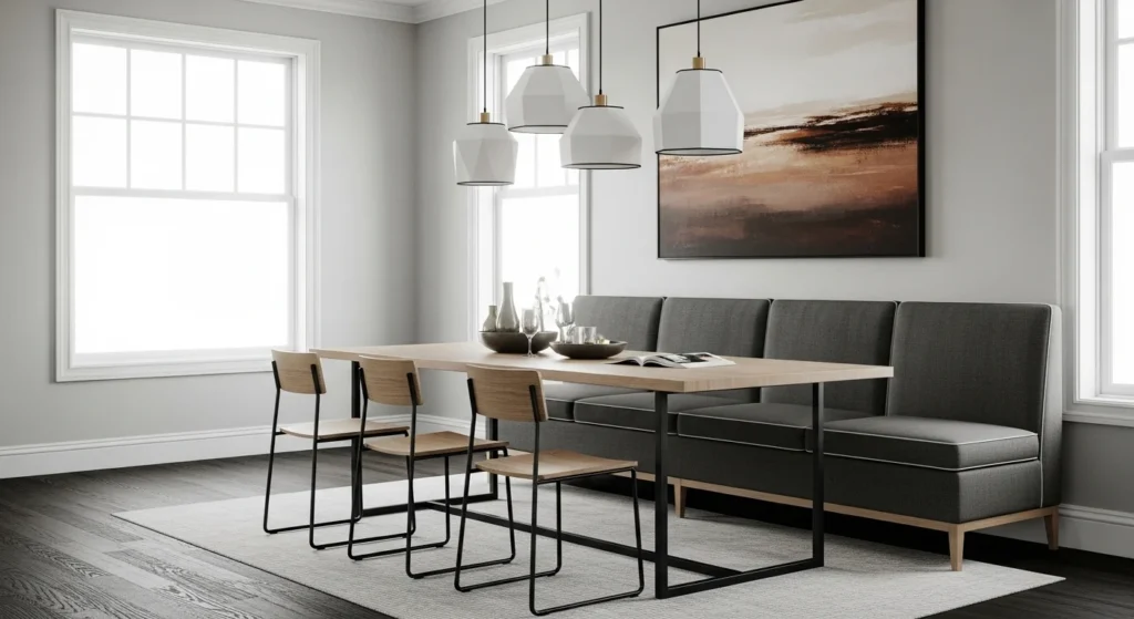 Dining Room Bench Seating Modern Idea