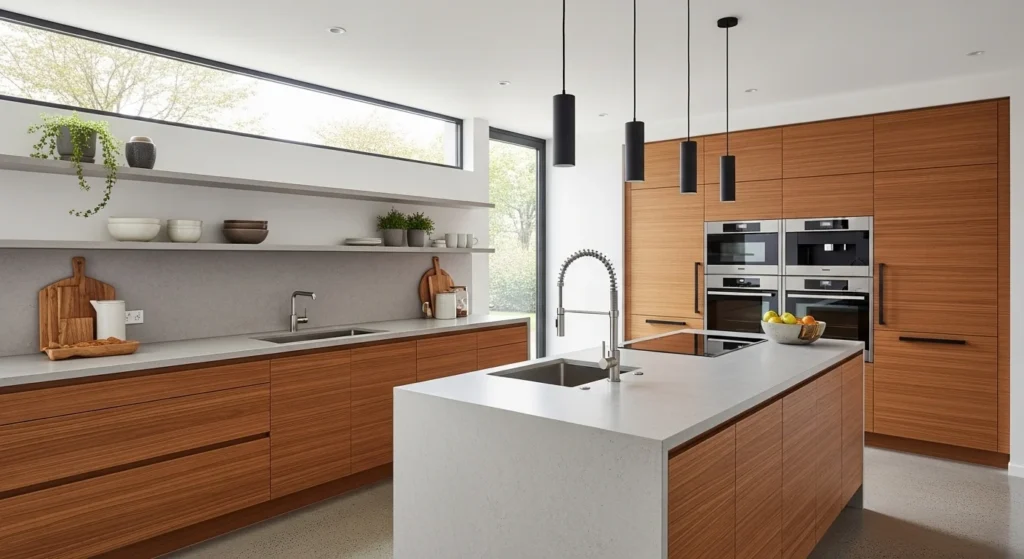 Textured Kitchen Cabinets Modern Design Trend