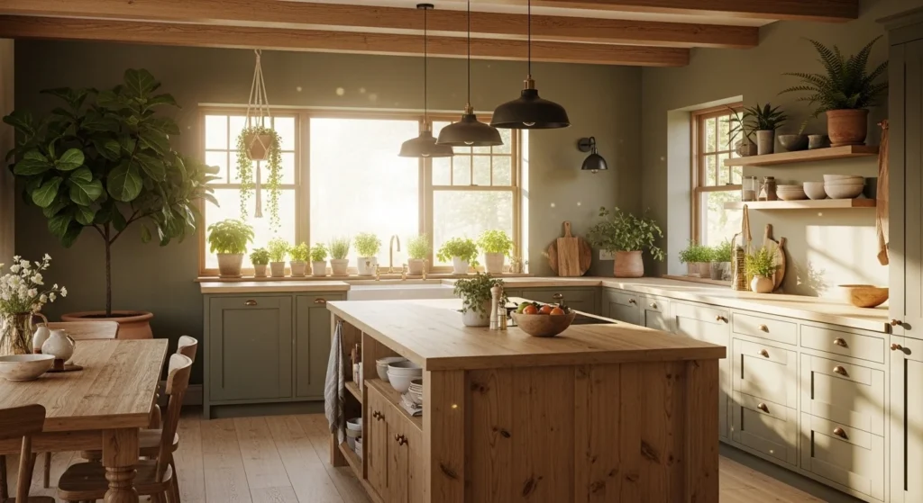 Nature Inspired Kitchen Fresh Design Ideas