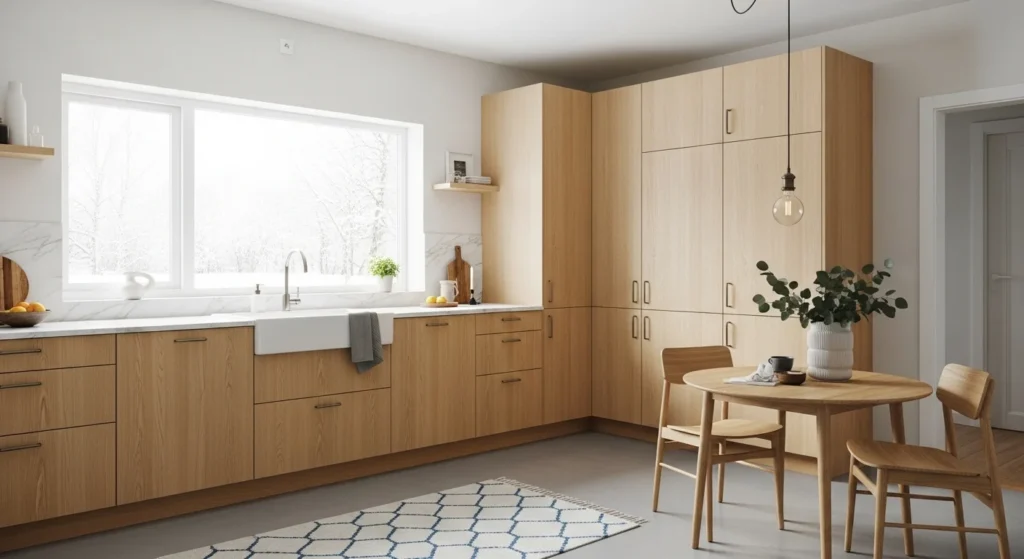 Scandinavian Kitchen Cabinets Minimal Cozy Style