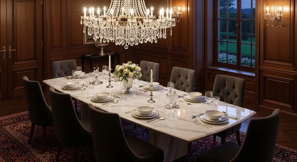 Modern Luxury Dining Room Elegant Interior