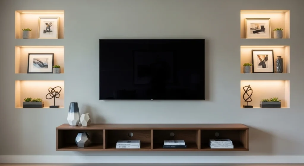 TV Feature Wall Family Room Ideas