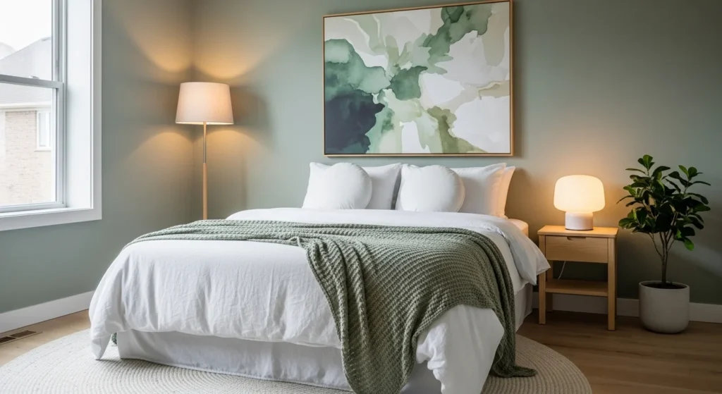 Sage Green Bedroom Calm Modern Color