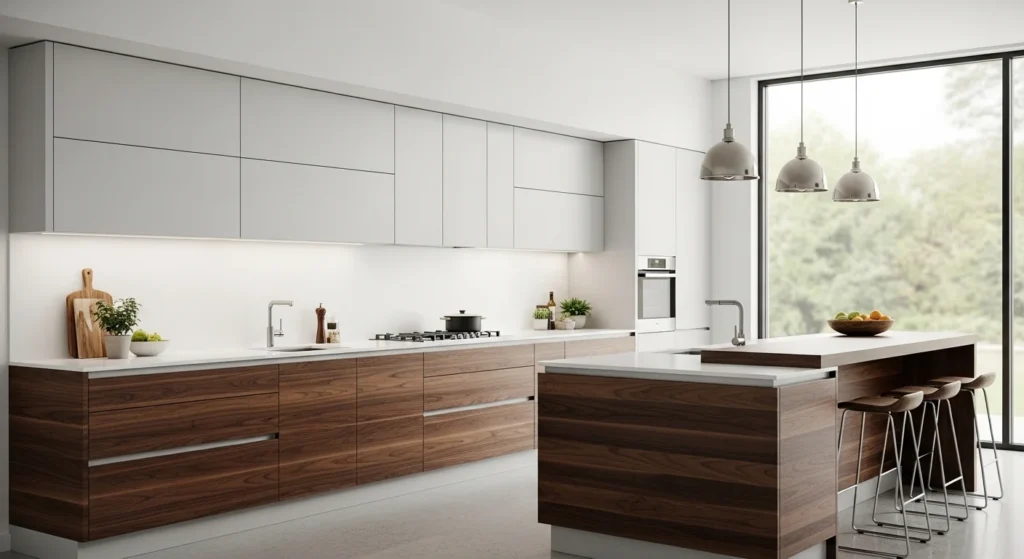 Two Tone Kitchen Cabinets Modern Style