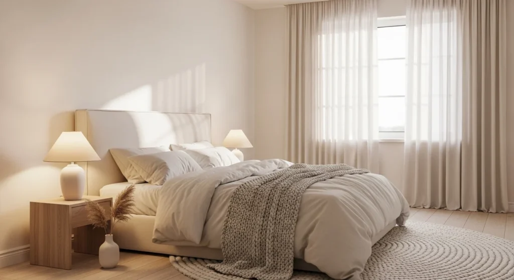 Creamy Off White Bedroom Soft Elegant Color