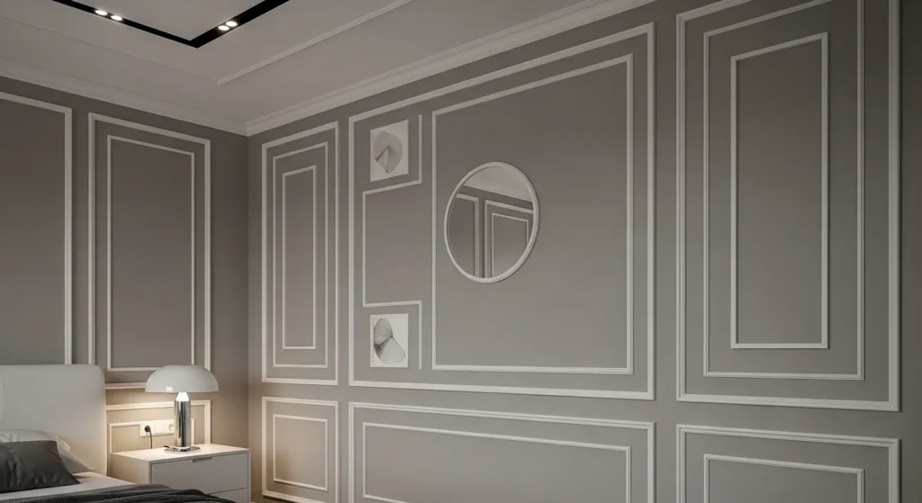 Wall Molding Bedroom Luxury Design