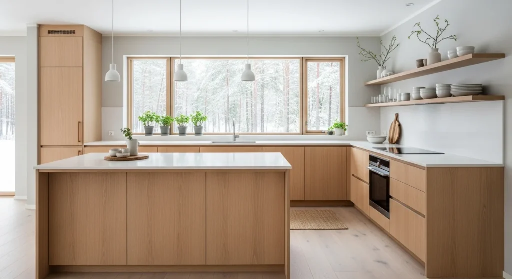 Scandinavian Kitchen Minimal Cozy Style