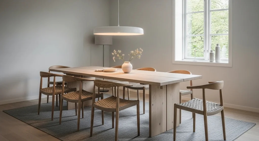 Scandinavian Dining Room Light Modern Style