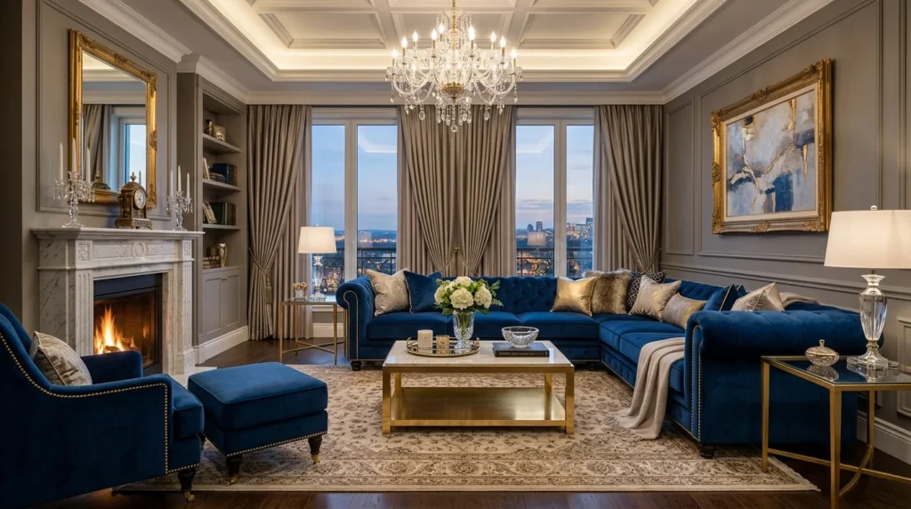 luxury glam sofa set elegant modern living room
