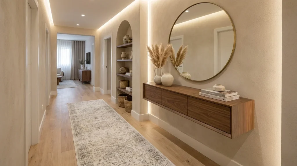 modern hallway makeover ideas 2026 stylish entryway decor inspiration