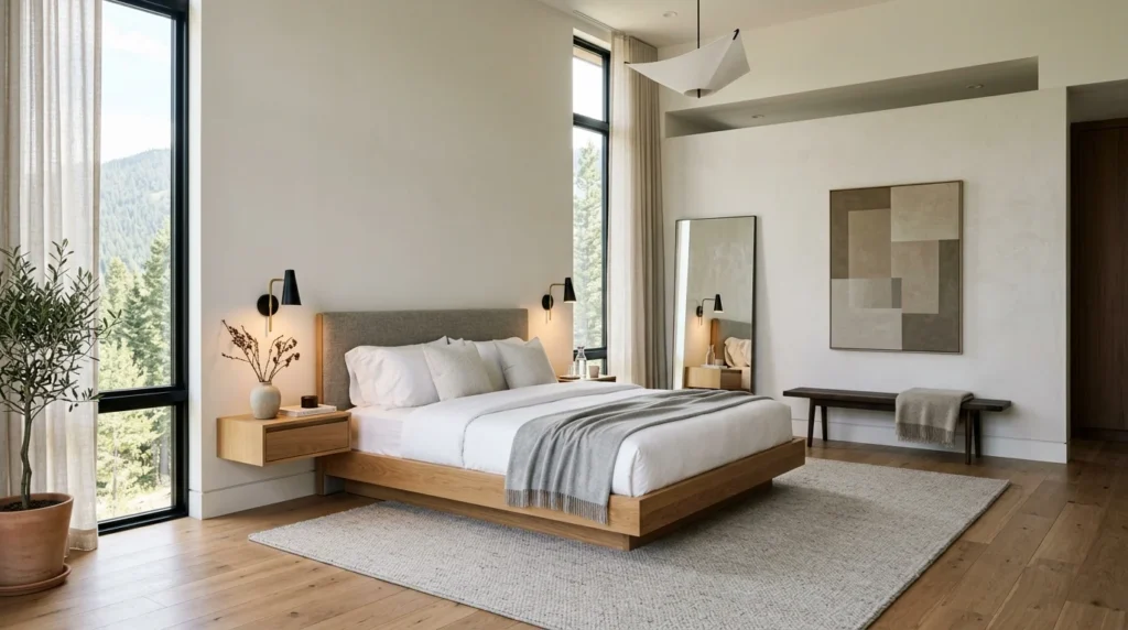 minimalist luxury bedroom furniture modern elegant aesthetic