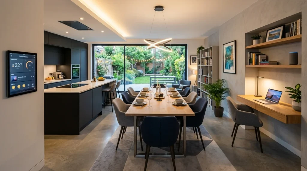 multifunctional dining room smart modern home layout