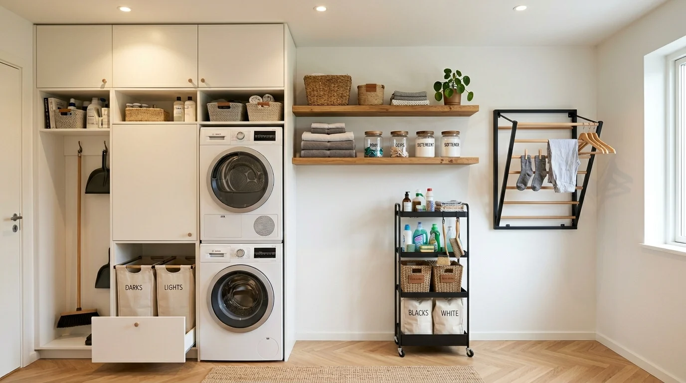 Laundry Room Storage Ideas: 16 Smart Ways to Use Every Inch of Space