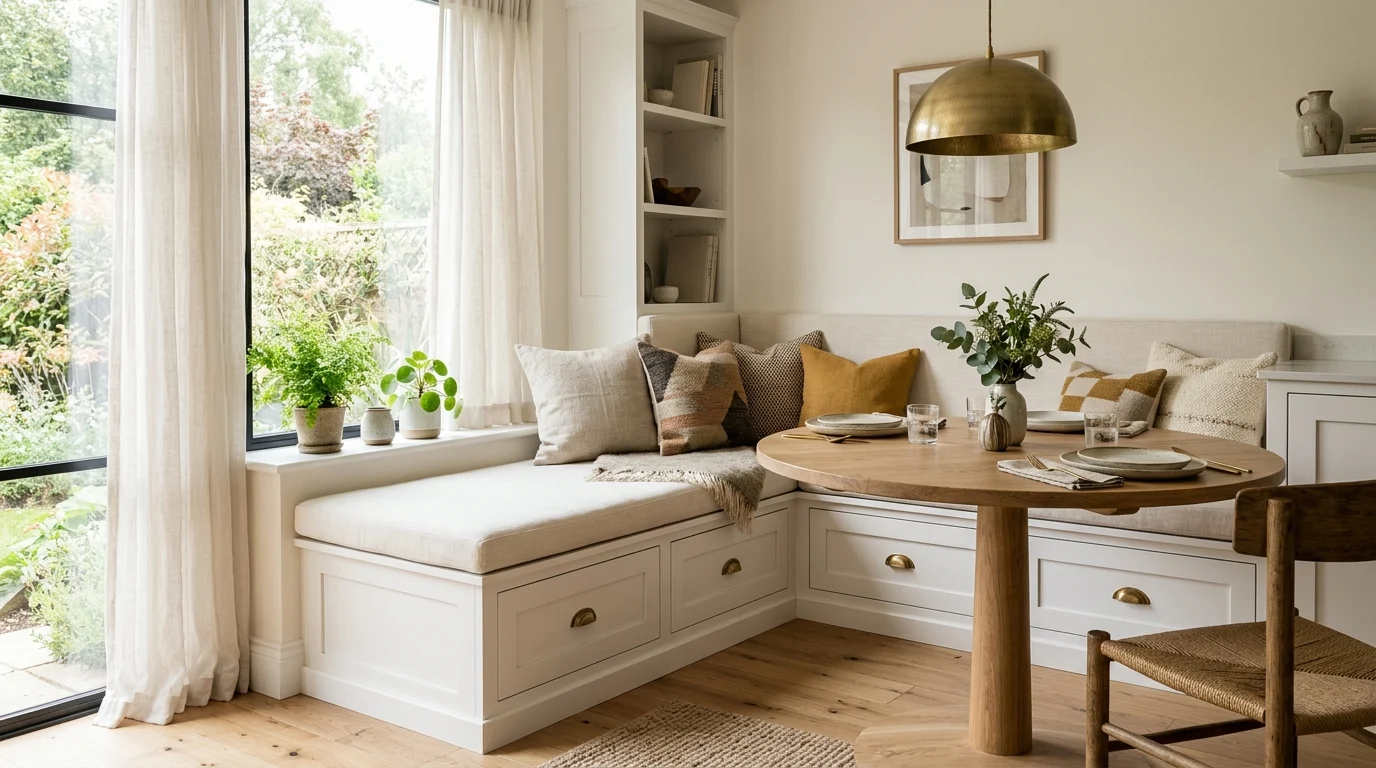 18 DIY Banquette Seating Ideas for Cozy Dining Spaces