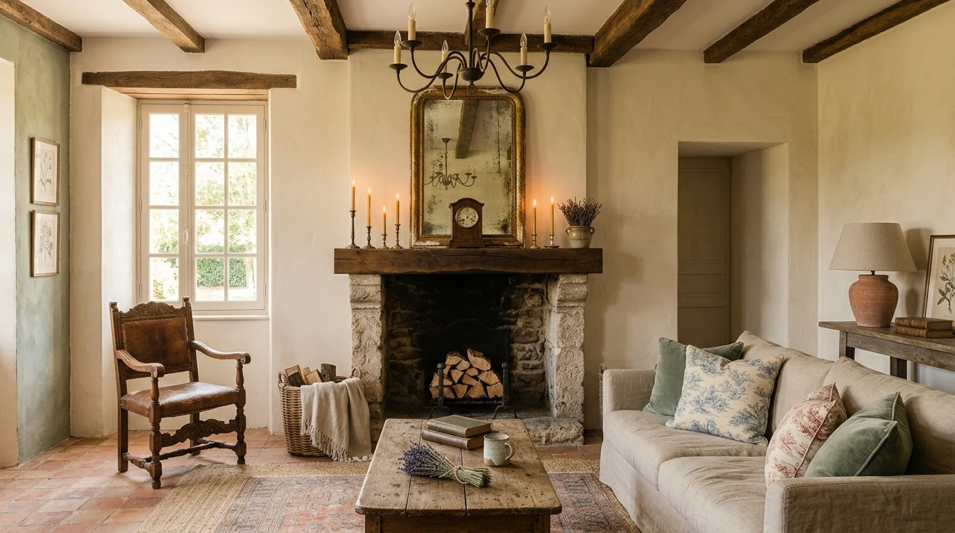 19 French Country Living Room Ideas That Feel Timeless