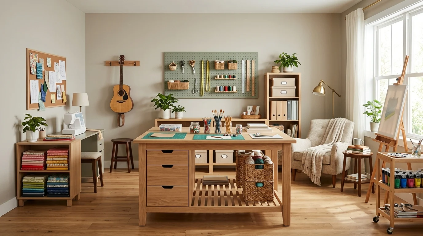 21 Hobby Room Ideas to Inspire Your Creative Space