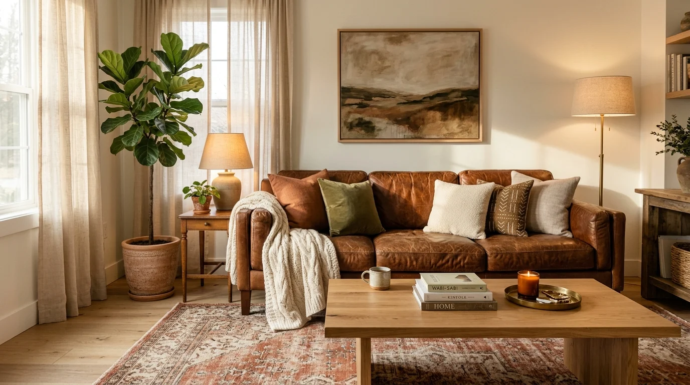 15 Leather Sofa Ideas That Bring Warmth to Any Living Room