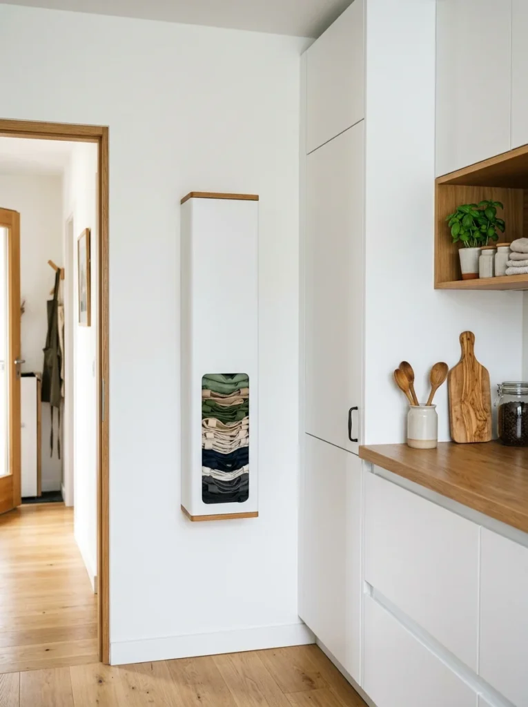 Wall-mounted dispenser for reusable grocery bags
