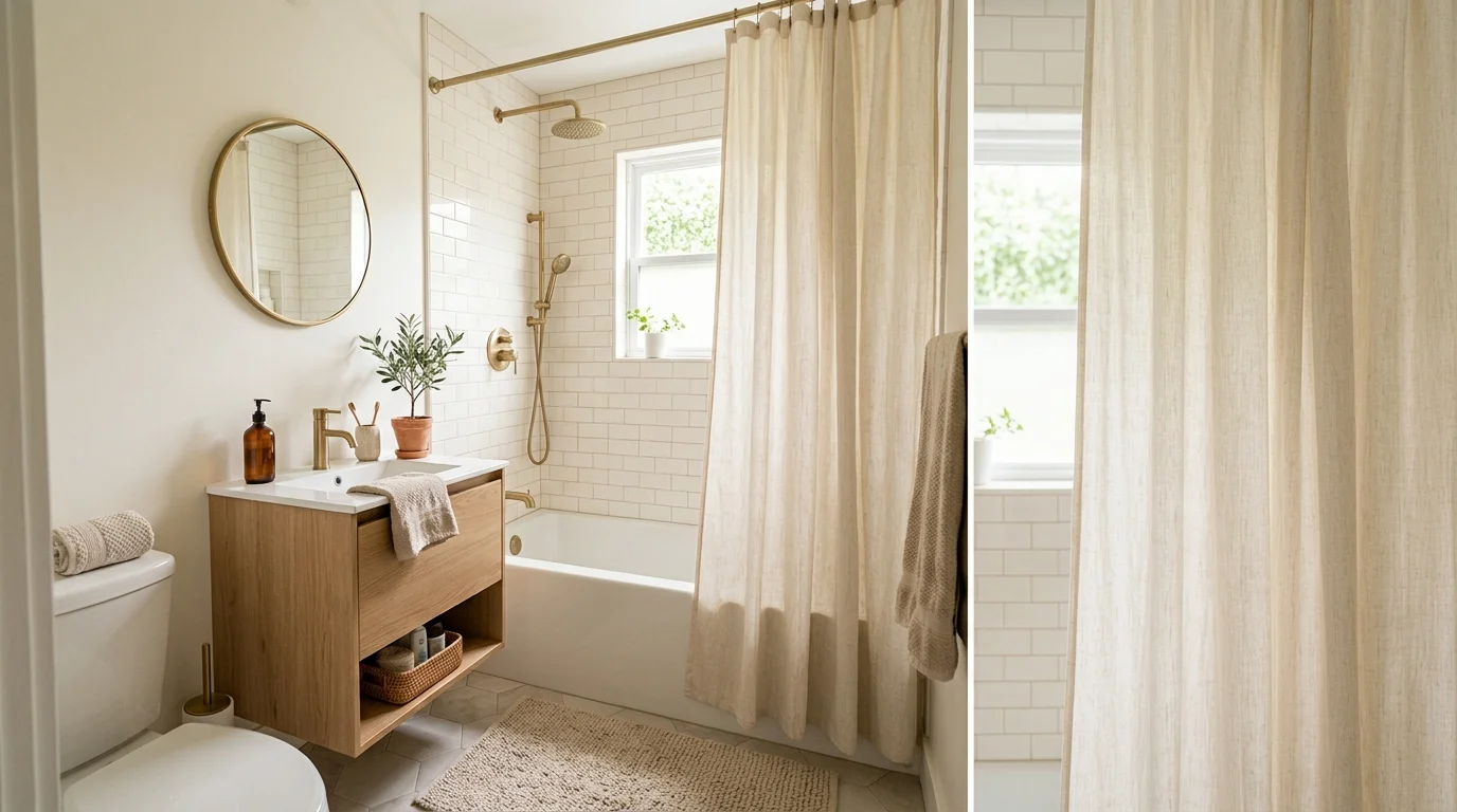 Small Bathroom Shower Curtain Ideas: 24 Ways to Transform Your Space