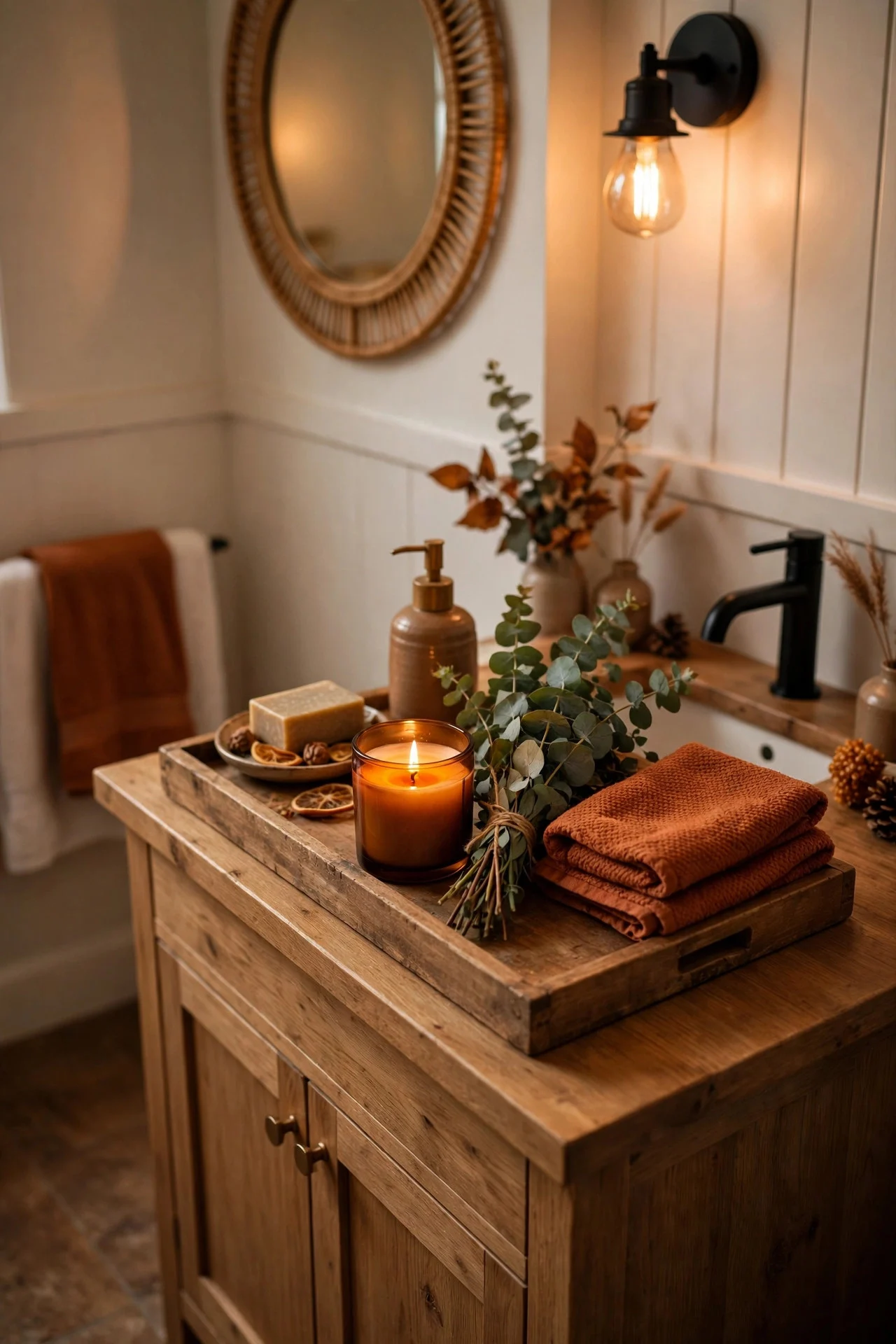 12 Fall Bathroom Decor Ideas (Small Touches, Big Coziness)