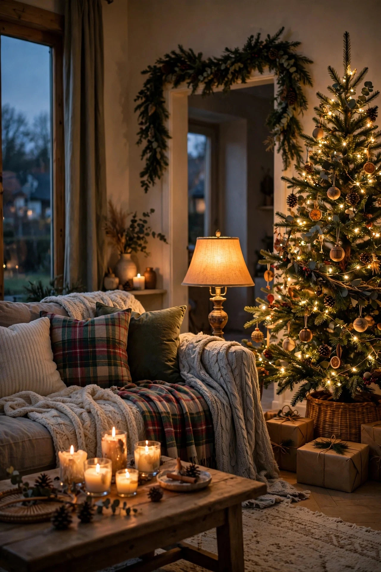 25 Cozy Christmas Living Room Decor Ideas