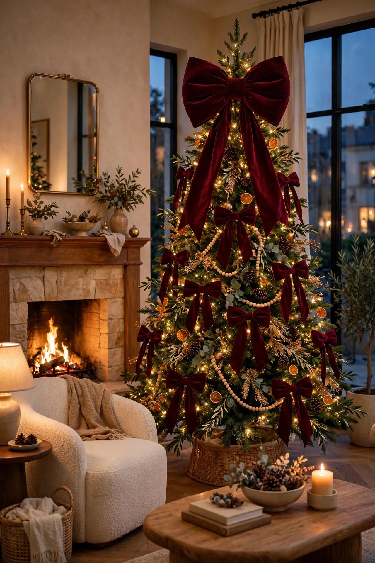 15 Velvet Bow Christmas Decor Ideas (2026’s Biggest Styling Trend)