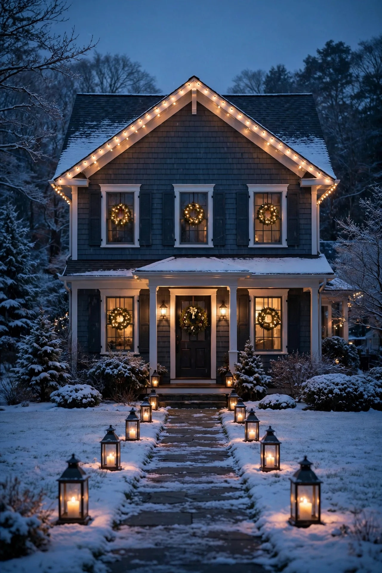 15 Outdoor Christmas Light Ideas
