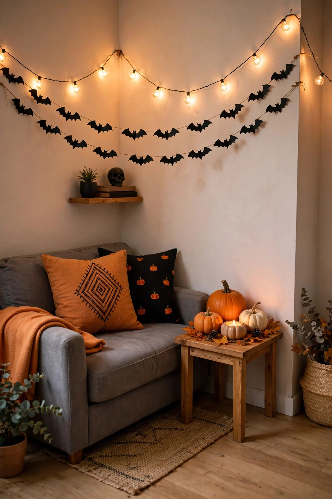 13 Small-Space Halloween Decor Ideas for Apartments